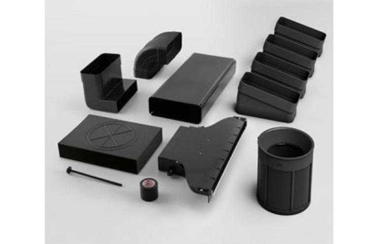 Plinth-out filtering kit